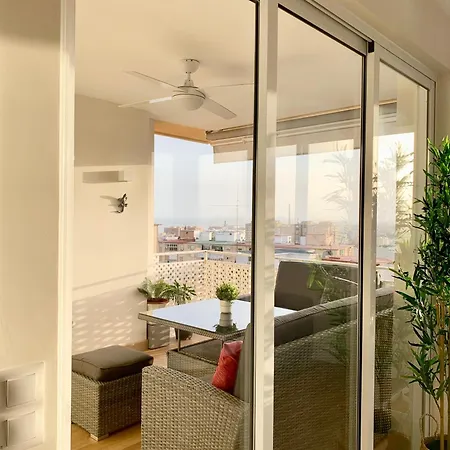 Atico Huelin Playa Apartment *